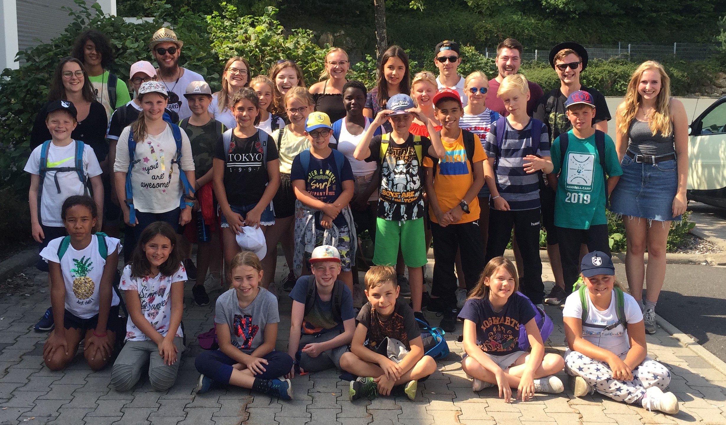 Gruppenbild Kinderfreizeit 2019